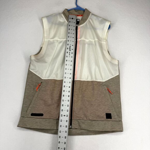 Under Armour Tan‎ and Pink Runner Vest Mens Size L - Picture 10 of 11